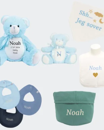 Blå Bamse Gavekurv Dreng Blå Bamse Gavekurv Dreng Dreng