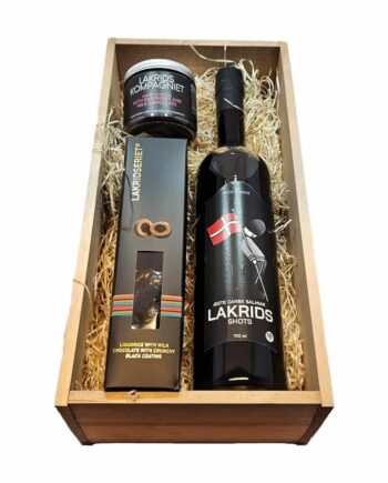 Gaveæske: Lakrids Shots Chokolade Hindbær Lakrids
