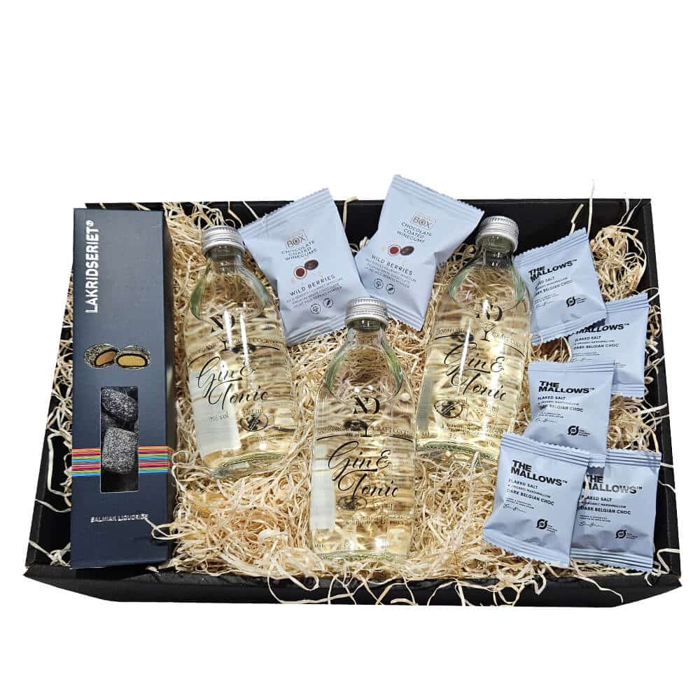 Gavekurv: Den Blå Gin Tonic