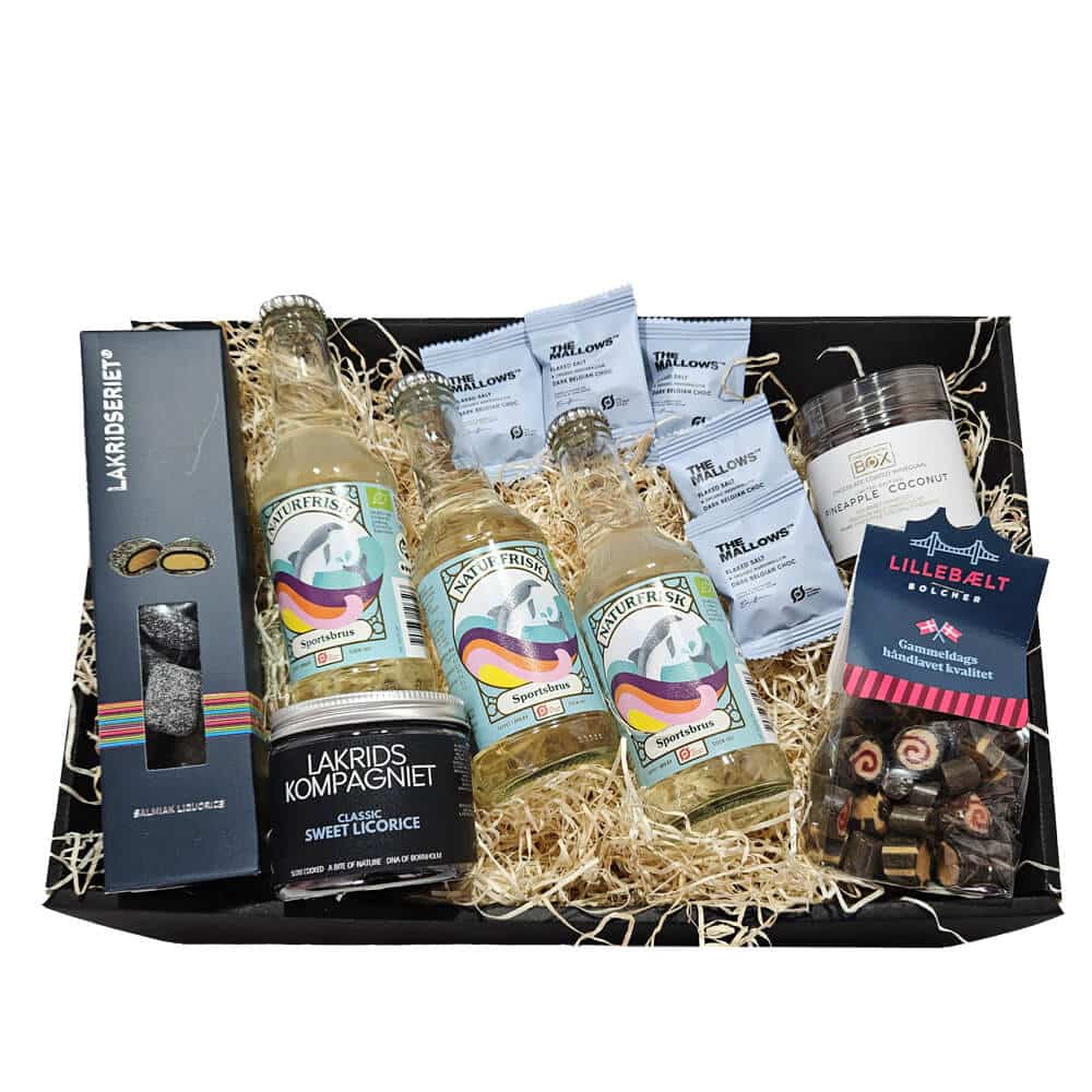 Gavekurv: Lakrids Sødt Blå