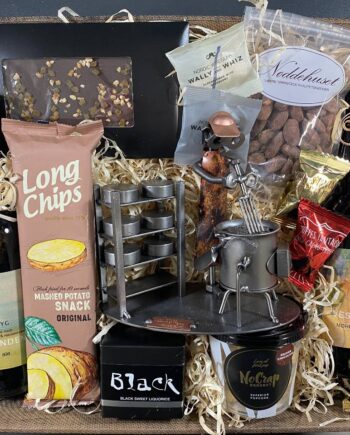 Gavekurv Med Metalfigur Mejerist Mejeritekniker Hygge