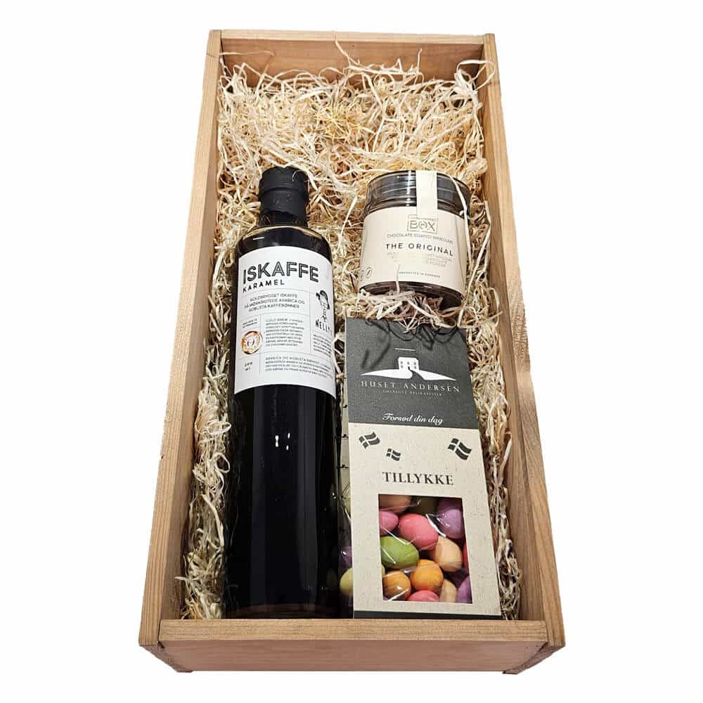 Gavekurv: Tillykke Med Iskaffe Vingummi