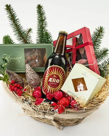 Julehyggelig Gavekurv Send Gavekurve Blomster Med Bloomit